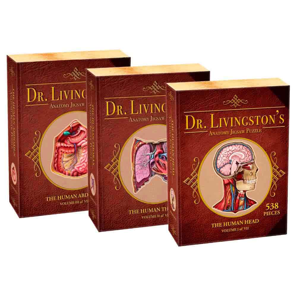 Dr. Livingston's Anatomy Jigsaw Puzzles, Life Science: Educational
