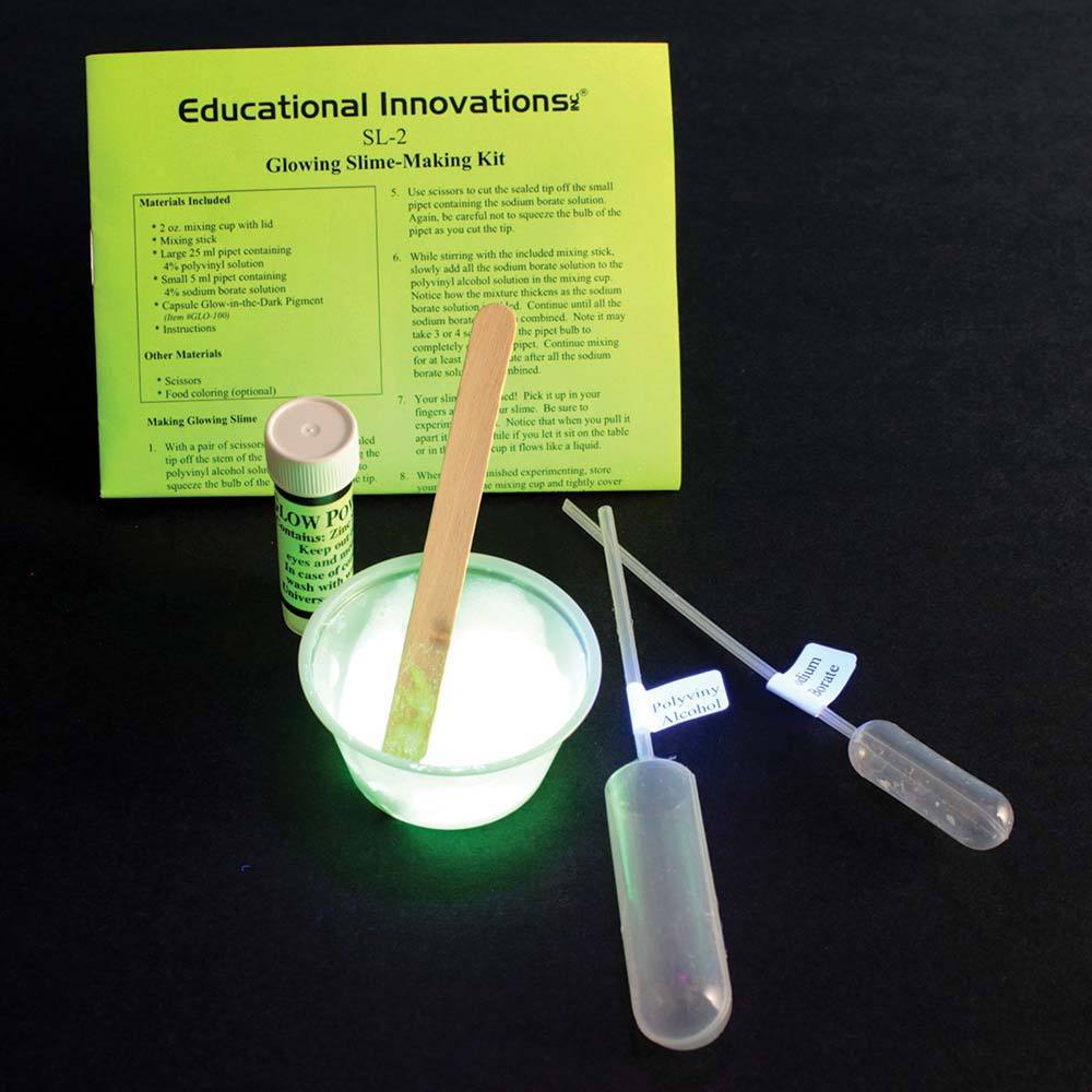 Slime-Making Kits & Glowing Slime Kits, Slime & Putty - Polymers:  Educational Innovations, Inc.