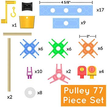 Brackitz 77 Piece Pulley Set