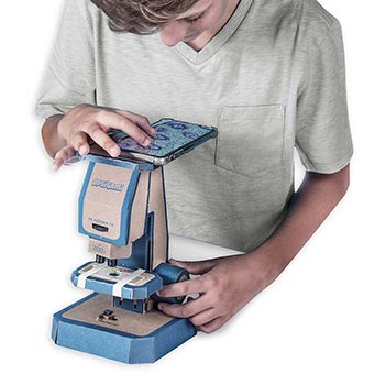 Carson Optigami Build-Your-Own Cardboard Microscope Kit