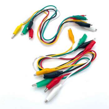  Set of 10 Alligator Connection Wires