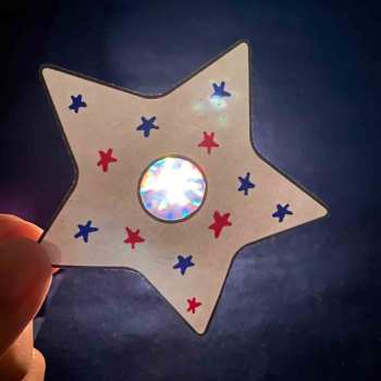 Patriotic Diffraction Stars